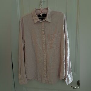 J Crew Irish McNutt linen button up
